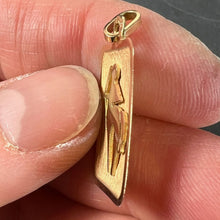Load image into Gallery viewer, French Sagittarius Starsign Zodiac 18K Yellow Gold Charm Medal Pendant