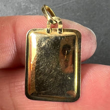 Load image into Gallery viewer, French Virgo Starsign Zodiac 18K Yellow Gold Charm Medal Pendant