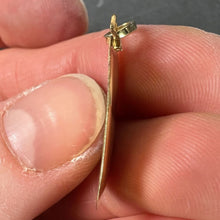 Load image into Gallery viewer, French Virgo Starsign Zodiac 18K Yellow Gold Charm Medal Pendant