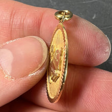 Load image into Gallery viewer, French Taurus Starsign Zodiac 18K Yellow Gold Charm Medal Pendant