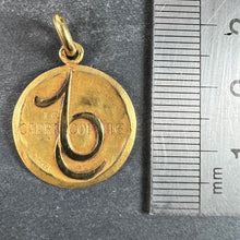 Load image into Gallery viewer, Becker French Zodiac Capricorn Starsign 18K Yellow Gold Charm Pendant