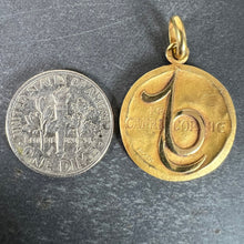 Load image into Gallery viewer, Becker French Zodiac Capricorn Starsign 18K Yellow Gold Charm Pendant