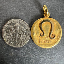 Load image into Gallery viewer, Becker French Zodiac Leo Starsign 18K Yellow Gold Charm Pendant