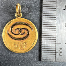Load image into Gallery viewer, Becker French Zodiac Cancer Starsign 18K Yellow Gold Charm Pendant