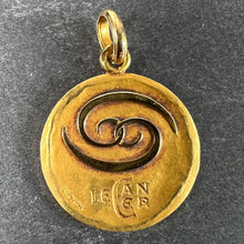 Load image into Gallery viewer, Becker French Zodiac Cancer Starsign 18K Yellow Gold Charm Pendant