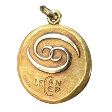 Load image into Gallery viewer, Becker French Zodiac Cancer Starsign 18K Yellow Gold Charm Pendant