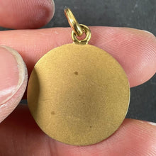 Load image into Gallery viewer, Becker French Zodiac Gemini Starsign 18K Yellow Gold Charm Pendant