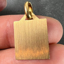 Load image into Gallery viewer, French Capricorn Starsign Zodiac 18K Yellow Gold Charm Medal Pendant