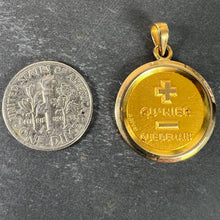 Load image into Gallery viewer, Augis French More Than Yesterday 18K Yellow Gold Love Charm Pendant