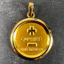 Load image into Gallery viewer, Augis French More Than Yesterday 18K Yellow Gold Love Charm Pendant