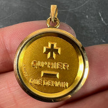 Load image into Gallery viewer, Augis French More Than Yesterday 18K Yellow Gold Love Charm Pendant