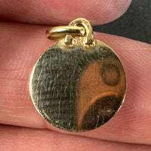 Load image into Gallery viewer, Augis Plus Qu’Hier 18K Yellow White Gold Enamel Lab Created Ruby Love Pendant