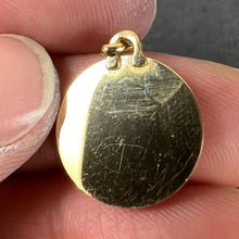 Load image into Gallery viewer, Augis Plus Qu’Hier 18K Yellow White Gold Enamel Lab Created Ruby Love Pendant