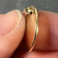 Load image into Gallery viewer, French Round Blank 18K Yellow Gold Medal Pendant