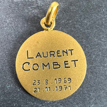 Load image into Gallery viewer, French Becker Chi Rho Jesus Christ Alpha Omega 18K Yellow Gold Medal Pendant