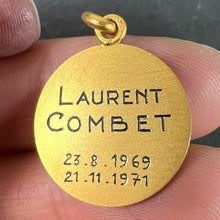 Load image into Gallery viewer, French Becker Chi Rho Jesus Christ Alpha Omega 18K Yellow Gold Medal Pendant