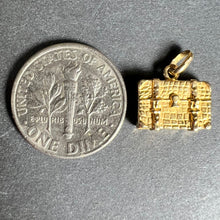 Load image into Gallery viewer, French 18K Yellow Gold Travel Case Suitcase Charm Pendant