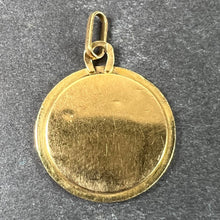 Load image into Gallery viewer, French Augis Plus Qu’Hier 18K Yellow White Gold Enamel Ruby Love Pendant