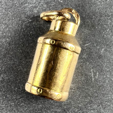 Load image into Gallery viewer, French 18K Yellow Gold Milk Churn Charm Pendant