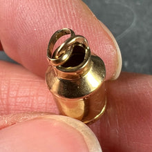 Load image into Gallery viewer, French 18K Yellow Gold Milk Churn Charm Pendant