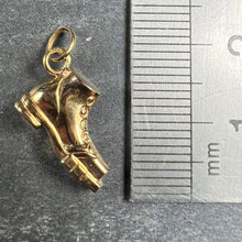 Load image into Gallery viewer, French Boot Shoe 18K Yellow Gold Charm Pendant