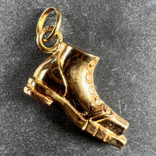 Load image into Gallery viewer, French Boot Shoe 18K Yellow Gold Charm Pendant