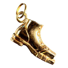 Load image into Gallery viewer, French Boot Shoe 18K Yellow Gold Charm Pendant