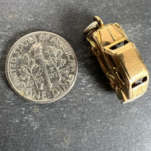 Load image into Gallery viewer, 18K Yellow Gold Mechanical Saloon Car Charm Pendant