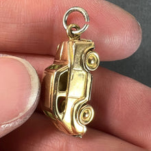 Load image into Gallery viewer, 18K Yellow Gold Mechanical Saloon Car Charm Pendant