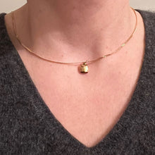 Load image into Gallery viewer, French 18K Yellow Gold Hammered Cow Bell Charm Pendant