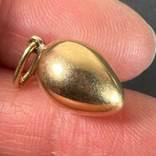 Load image into Gallery viewer, Vintage Egg 18K Yellow Gold Charm Pendant