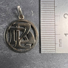 Load image into Gallery viewer, 18K White Gold DB or BD Monogram Initials Charm Pendant