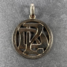 Load image into Gallery viewer, 18K White Gold DB or BD Monogram Initials Charm Pendant