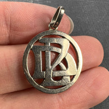Load image into Gallery viewer, 18K White Gold DB or BD Monogram Initials Charm Pendant