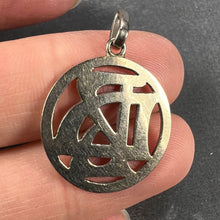 Load image into Gallery viewer, 18K White Gold DB or BD Monogram Initials Charm Pendant