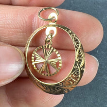 Load image into Gallery viewer, Maltese Cross 9K Yellow Gold Dangle Charm Pendant