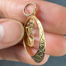 Load image into Gallery viewer, Maltese Cross 9K Yellow Gold Dangle Charm Pendant