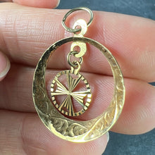 Load image into Gallery viewer, Maltese Cross 9K Yellow Gold Dangle Charm Pendant