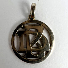 Load image into Gallery viewer, 18K White Gold DB or BD Monogram Initials Charm Pendant