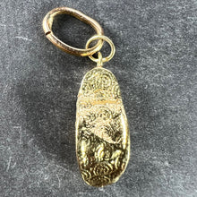 Load image into Gallery viewer, Curled Toe Shoe 14K Yellow Gold Filigree Charm Pendant