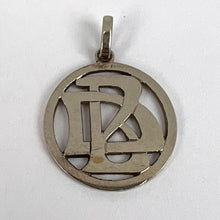 Load image into Gallery viewer, 18K White Gold DB or BD Monogram Initials Charm Pendant