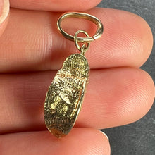 Load image into Gallery viewer, Curled Toe Shoe 14K Yellow Gold Filigree Charm Pendant