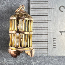 Load image into Gallery viewer, Bird Cage Cultured Pearls 14 Karat Yellow Gold Charm Pendant