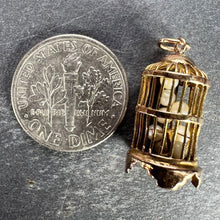 Load image into Gallery viewer, Bird Cage Cultured Pearls 14 Karat Yellow Gold Charm Pendant