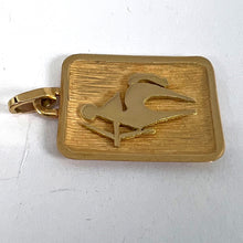 Load image into Gallery viewer, French Sagittarius Starsign Zodiac 18K Yellow Gold Charm Medal Pendant
