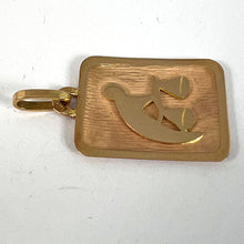 Load image into Gallery viewer, French Libra Starsign Zodiac 18K Yellow Gold Charm Medal Pendant