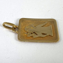 Load image into Gallery viewer, French Virgo Starsign Zodiac 18K Yellow Gold Charm Medal Pendant
