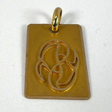 Load image into Gallery viewer, French Pisces Starsign Zodiac 18K Yellow Gold Charm Medal Pendant