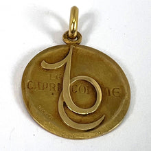 Load image into Gallery viewer, Becker French Zodiac Capricorn Starsign 18K Yellow Gold Charm Pendant