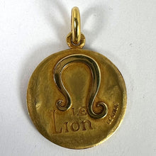Load image into Gallery viewer, Becker French Zodiac Leo Starsign 18K Yellow Gold Charm Pendant